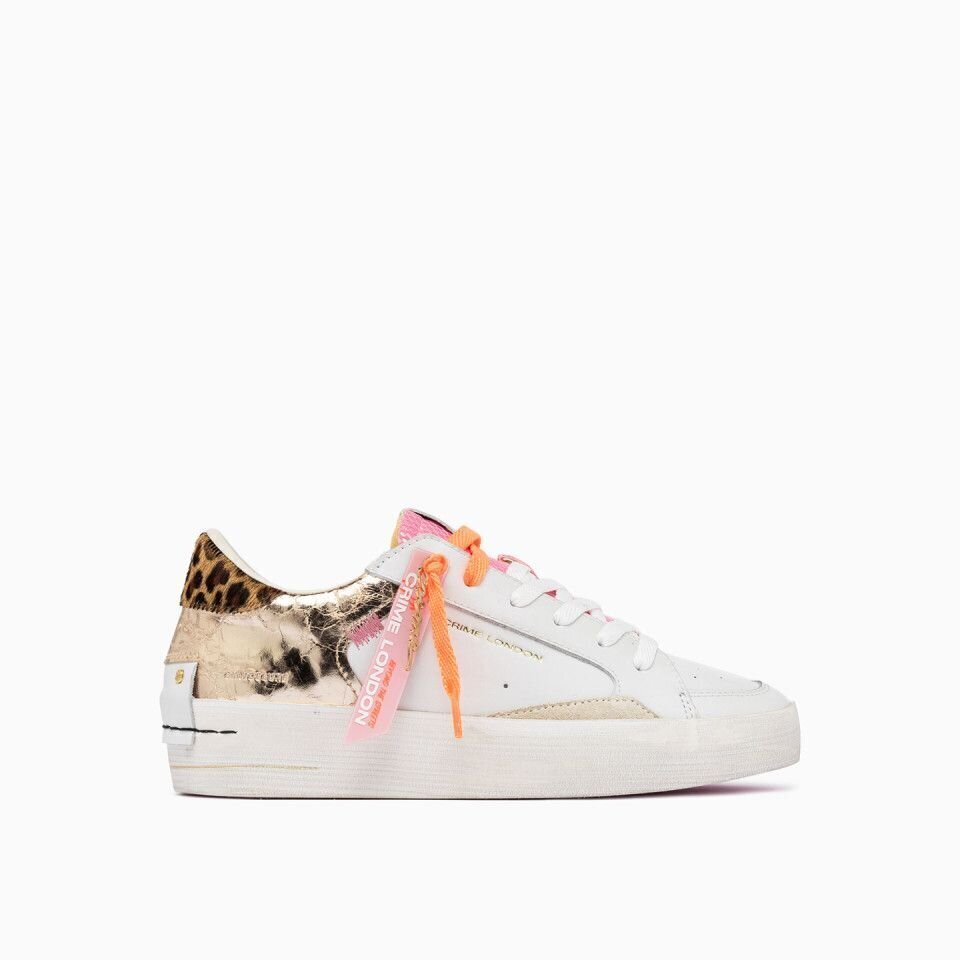 CRIME LONDON  Sneakers Bicolor Con Patch Maculata Donna |  JEK PIT