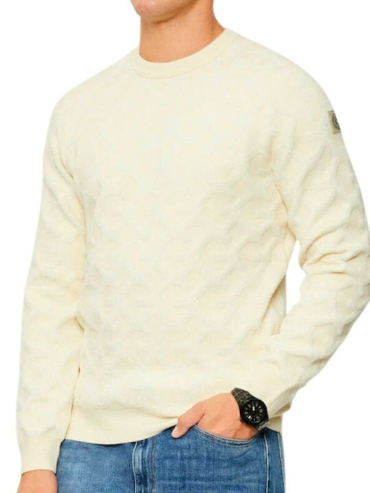 GUESS  Maglione Giro Allover Ciniglia Uomo |  JEK PIT