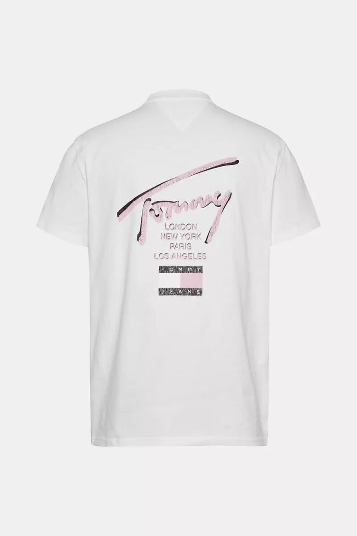 TOMMY JEANS  t-Shirt Basic Logo Bandierina Uomo |  JEK PIT