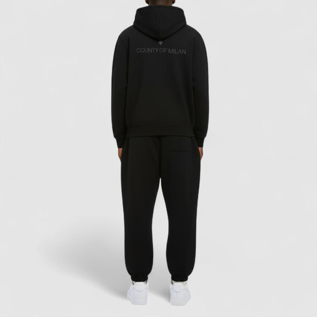 COUNTY OF MILAN - BURLON  Pantalone In Felpa Elastico Fondo Uomo |  JEK PIT