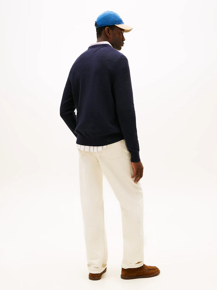 TOMMY HILFIGER  Maglione Girocollo Nido D`ape Uomo |  JEK PIT