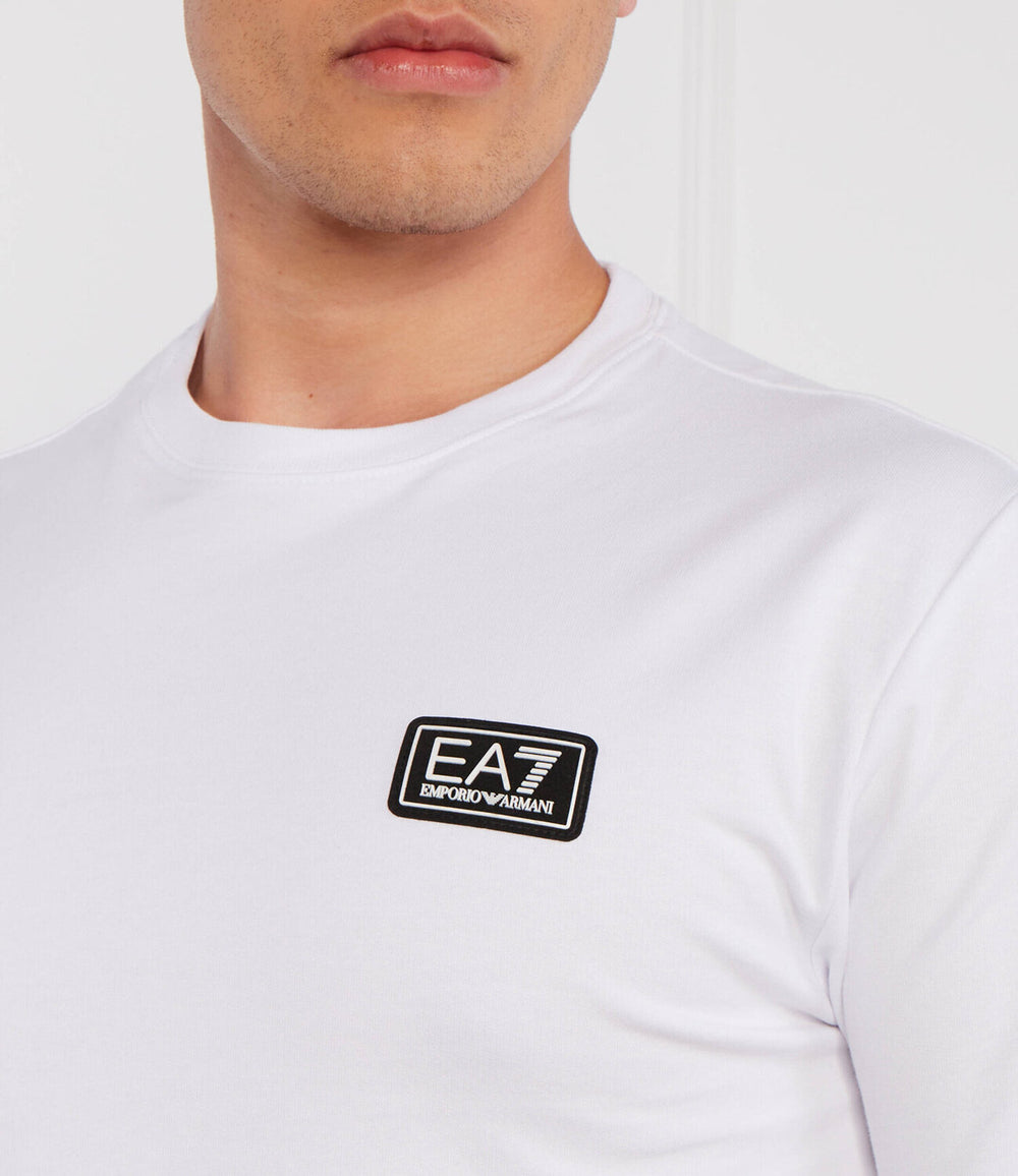 EMPORIO ARMANI EA7  Felpa Giro Banda Retro Uomo |  JEK PIT