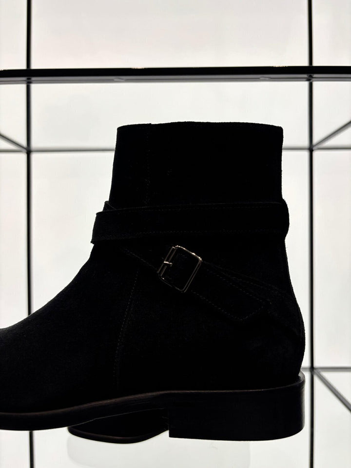 NICOL SMITH  Stivaletto Camoscio Fibbia Zip Uomo |  JEK PIT