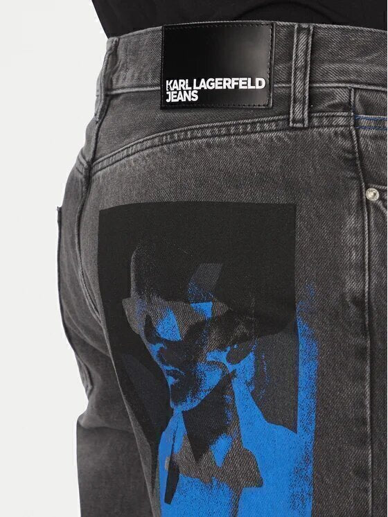 Jeans Klj Straught Printed Tasca Uomo - JEK PIT