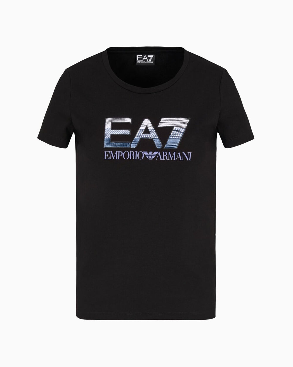 EMPORIO ARMANI EA7  t-Shirt Train Logo Series Wpailletes Donna |  JEK PIT