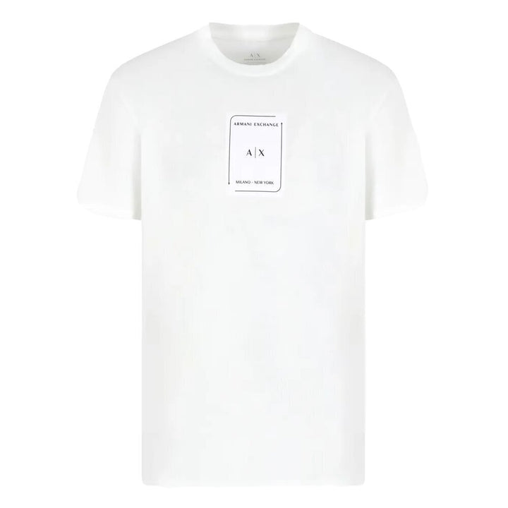 ARMANI EXCHANGE  t-Shirt Logo Rilievo Su Pattina Centrale Uomo |  JEK PIT