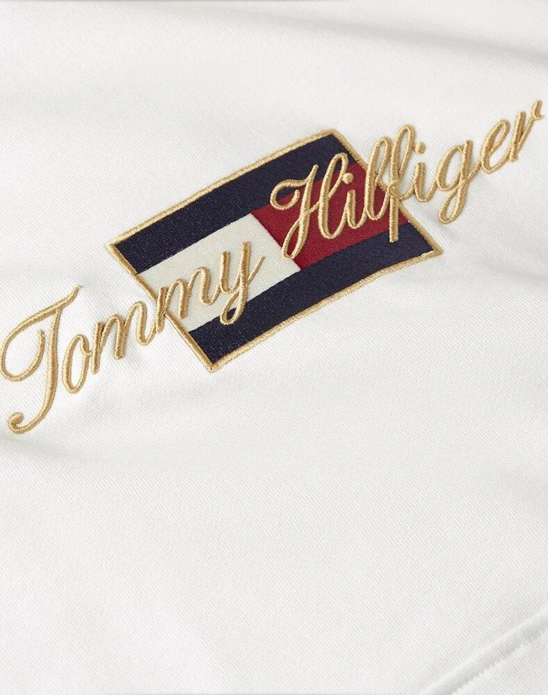 TOMMY HILFIGER  Felpa Con Cappuccio Ricamo Gold Uomo |  JEK PIT