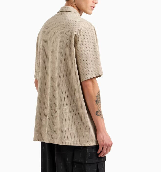 EMPORIO ARMANI EA7  Camicia Manica C. Train 7.0 Traforata Uomo |  JEK PIT