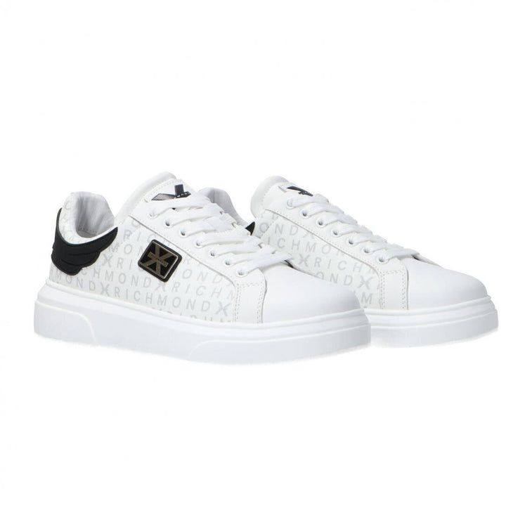 JOHN RICHMOND X  Sneakers Leather Allover Con Placca Uomo |  JEK PIT