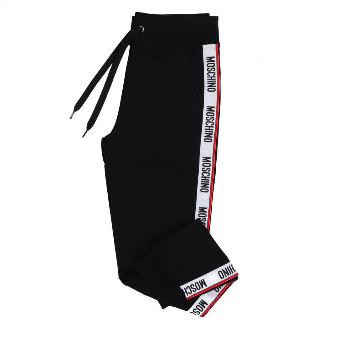 MOSCHINO  Pantalone In Felpa Banda Laterale Rossa Uomo |  JEK PIT