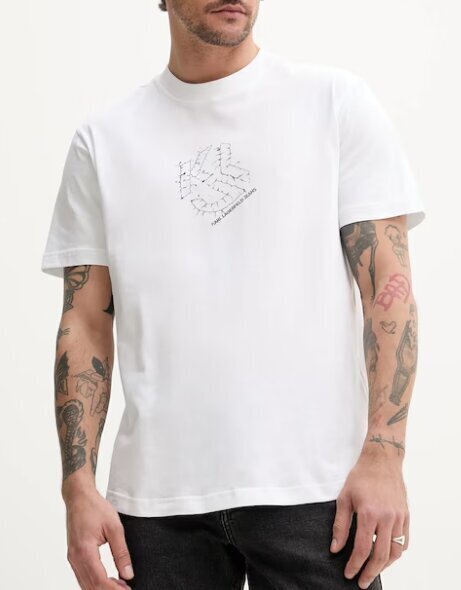 KARL LAGERFELD  t-Shirt Klj Reg Curved Hem Shibori Uomo |  JEK PIT