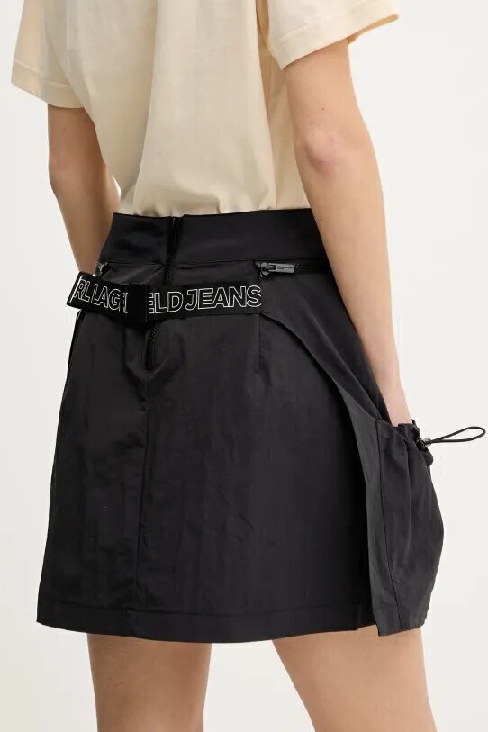 KARL LAGERFELD  Gonna Klj Mini Cargo Cintura e Zip Donna |  JEK PIT