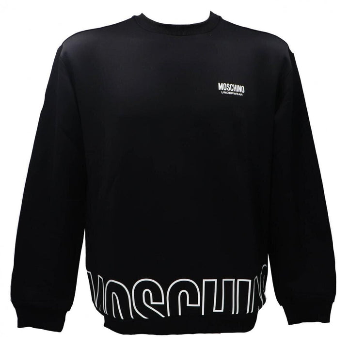 MOSCHINO  Felpa Doppio Logo Fondo Retro Gr Uomo |  JEK PIT