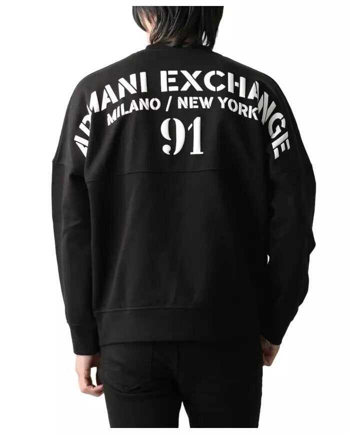 ARMANI EXCHANGE  Felpa Giro Logo Stampa Pc Uomo |  JEK PIT