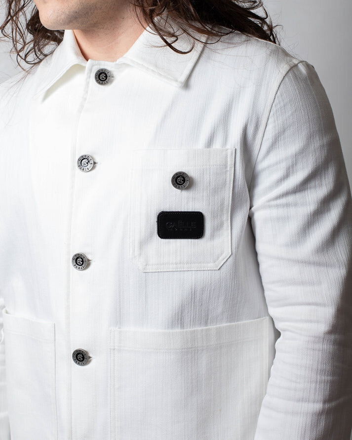 GAELLE  Giacca Con Tasconi In Cotone Jeans Uomo |  JEK PIT