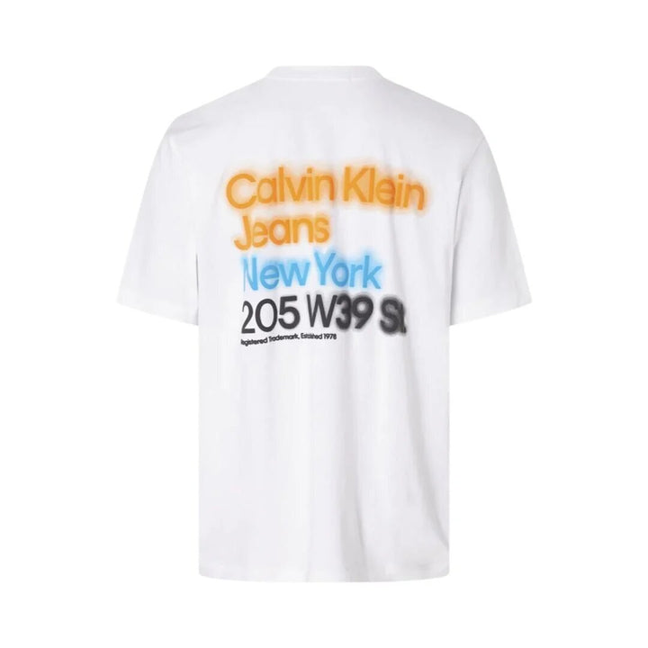 CALVIN KLEIN  t-Shirt Stampa Spray Sul Retro Uomo |  JEK PIT