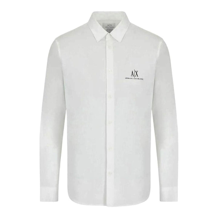 ARMANI EXCHANGE  Camicia Con Logo Ricamato Uomo |  JEK PIT