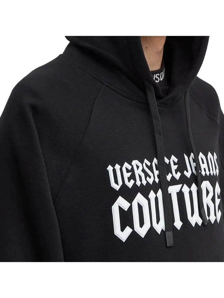 VERSACE JEANS  Felpa Capp. Logo Goth Matte Uomo |  JEK PIT
