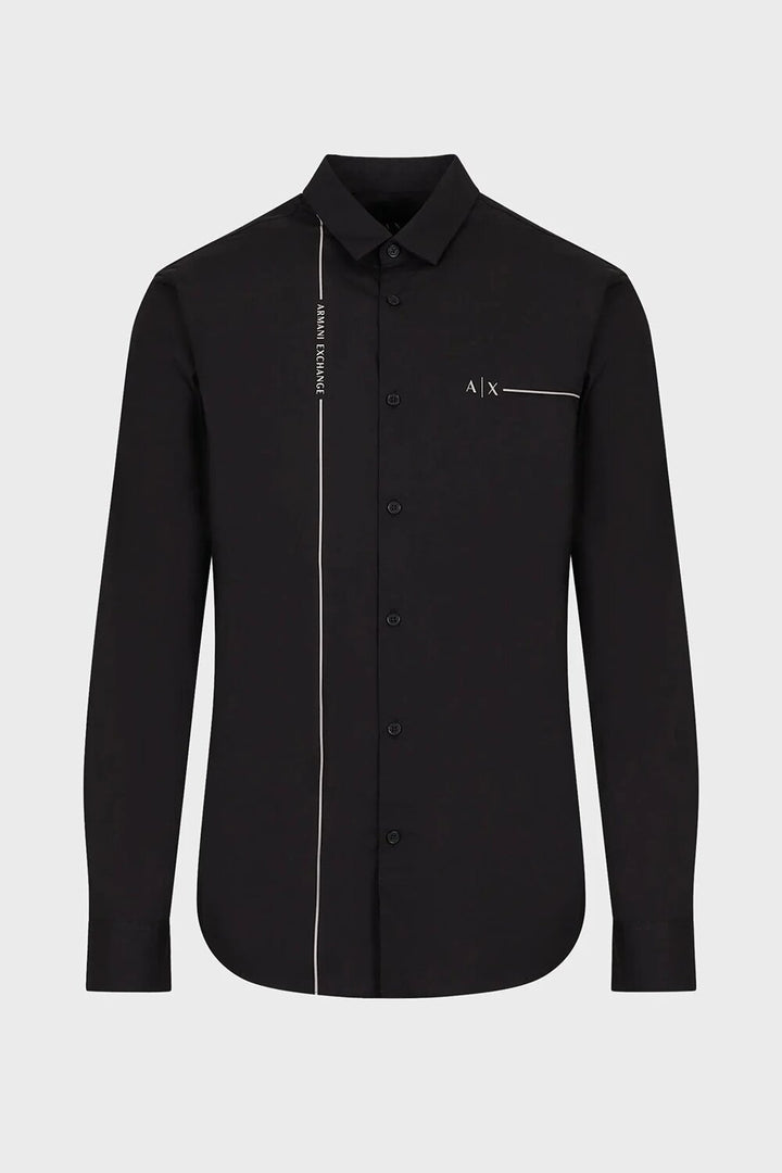 ARMANI EXCHANGE  Camicia Con Logo Laterale Uomo |  JEK PIT