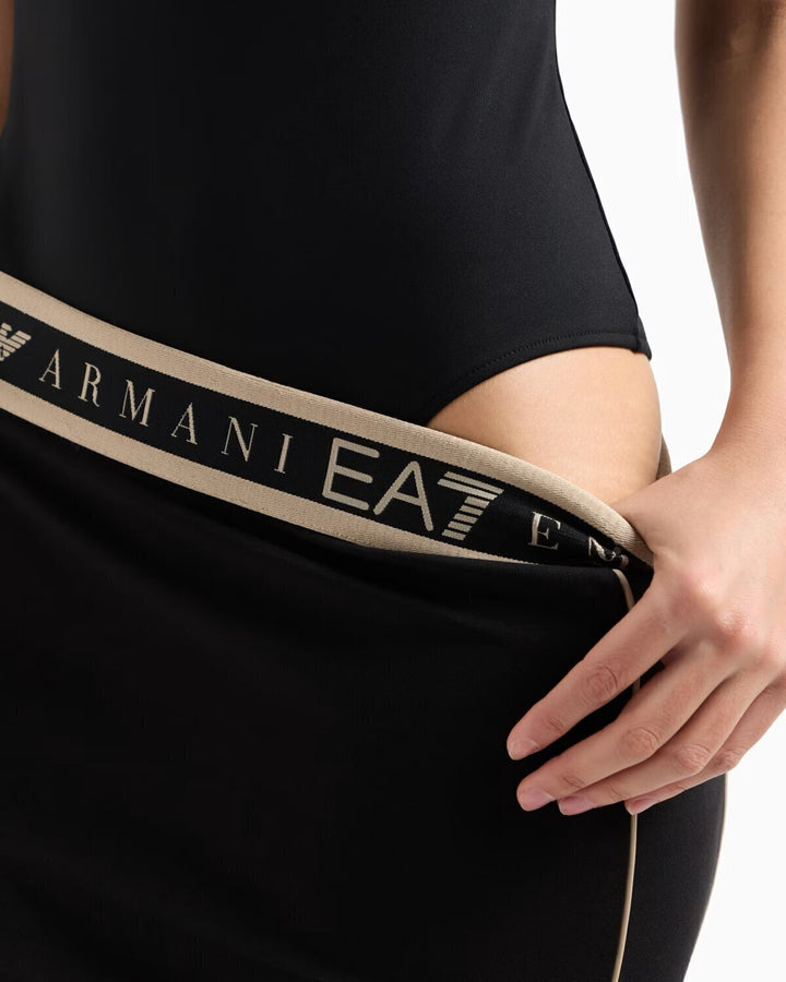 EMPORIO ARMANI EA7  Bodyshirt Logo Fronte e Retro Donna |  JEK PIT