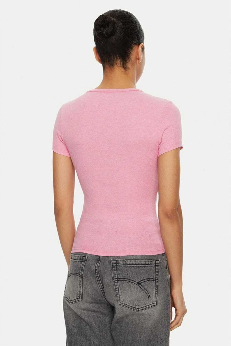 TOMMY JEANS  t-Shirt a Costina Tjw Slim Logo Centr. Donna |  JEK PIT