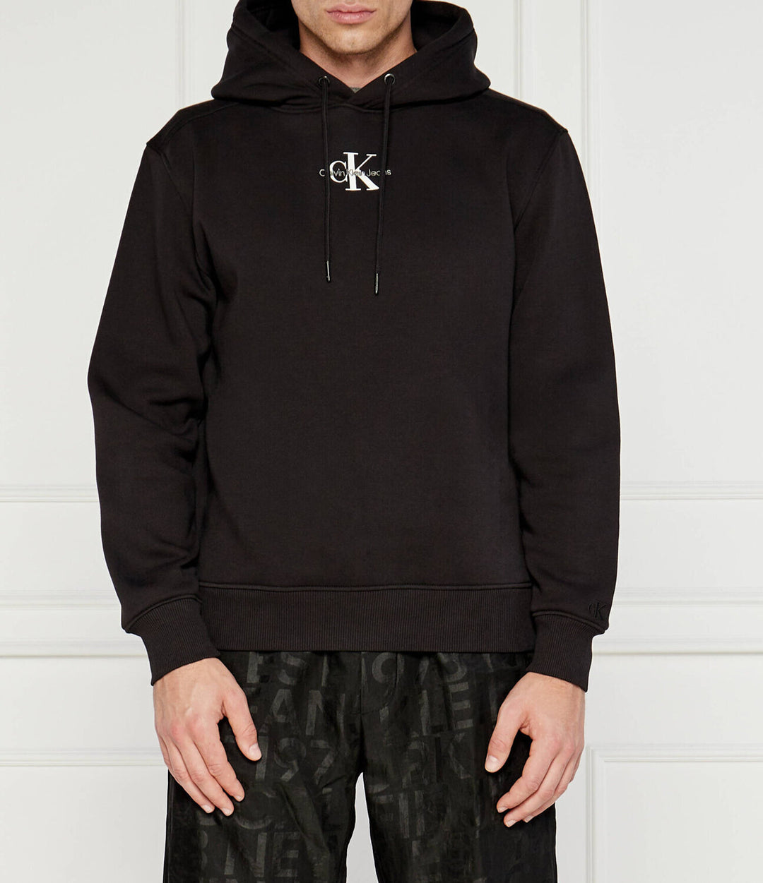 CALVIN KLEIN  Felpa Logo Ricamato Capp Uomo |  JEK PIT