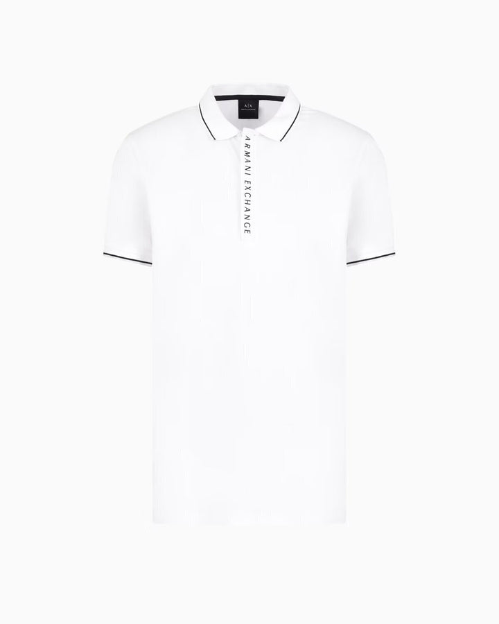 ARMANI EXCHANGE  Polo Logo Verticale Su Zip Uomo |  JEK PIT