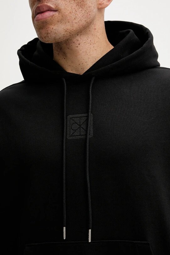 CALVIN KLEIN  Felpa Con Cappuccio Emblem Uomo |  JEK PIT