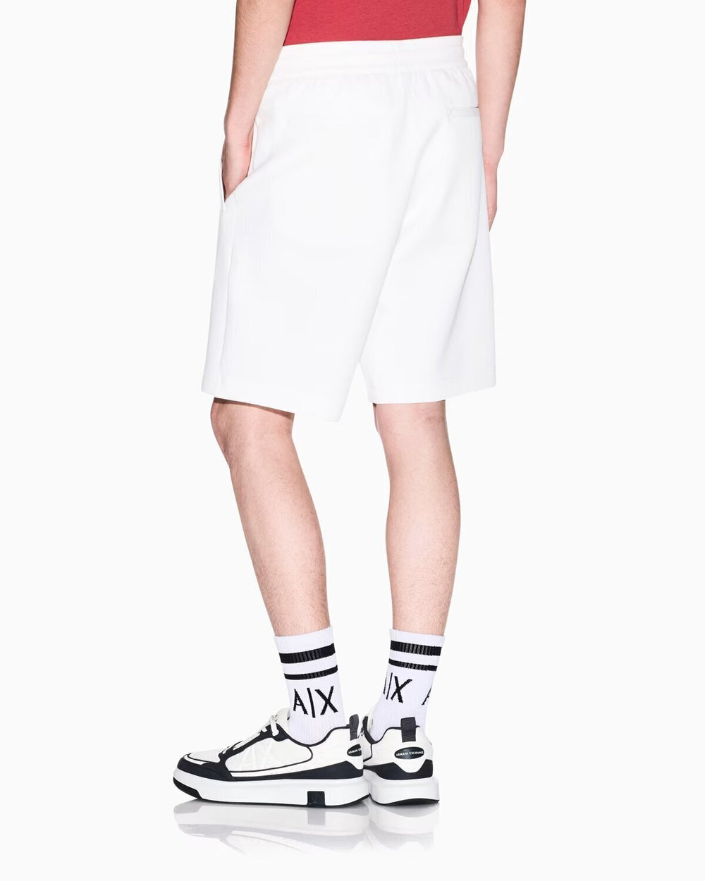 ARMANI EXCHANGE  Bermuda In Felpa Ricamo Retro Uomo |  JEK PIT