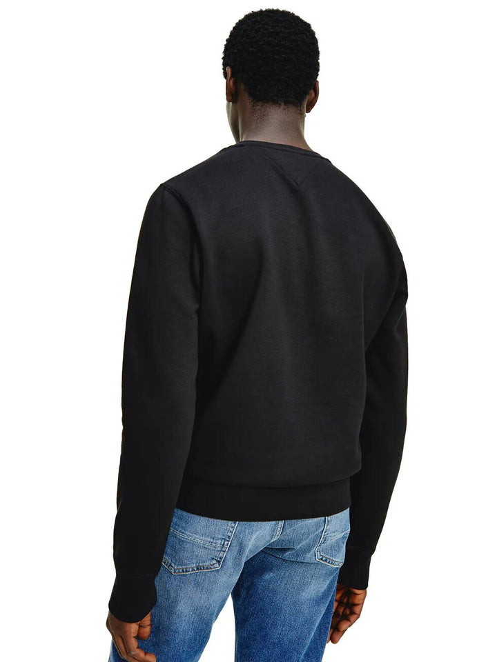 TOMMY HILFIGER  Felpa Giro Con Logo Ricamto Uomo |  JEK PIT