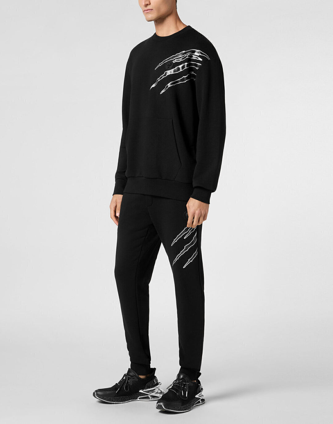 Felpa Con Stampa E Logo Tiger Uomo - JEK PIT