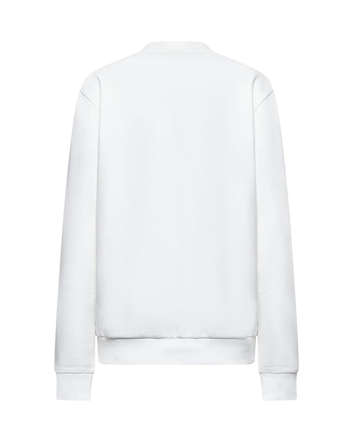 JOHN RICHMOND X  Felpa Giro Logo Con Strass Grande Donna |  JEK PIT