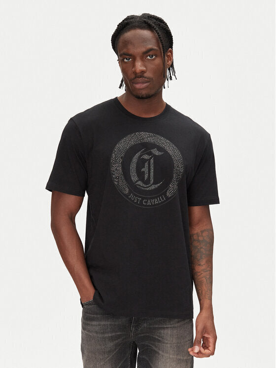 JUST CAVALLI  t-Shirt Logo Round Studs Gr Uomo |  JEK PIT