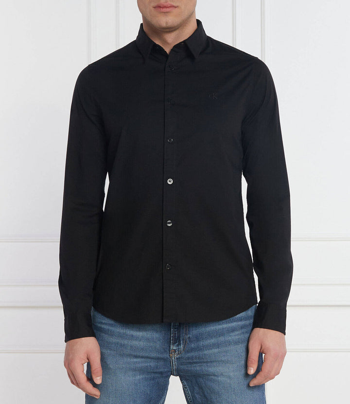 CALVIN KLEIN  Camicia Casual Logo Ricamato Pc Uomo |  JEK PIT