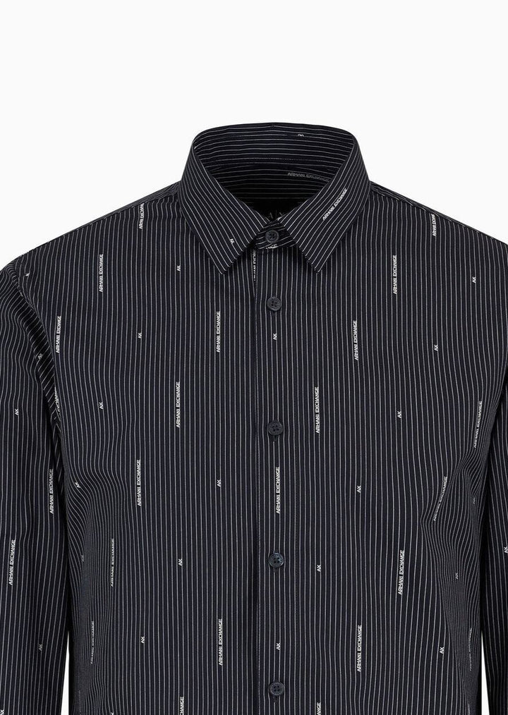 ARMANI EXCHANGE  Camicia a Righe Multilogo Vert. Uomo |  JEK PIT