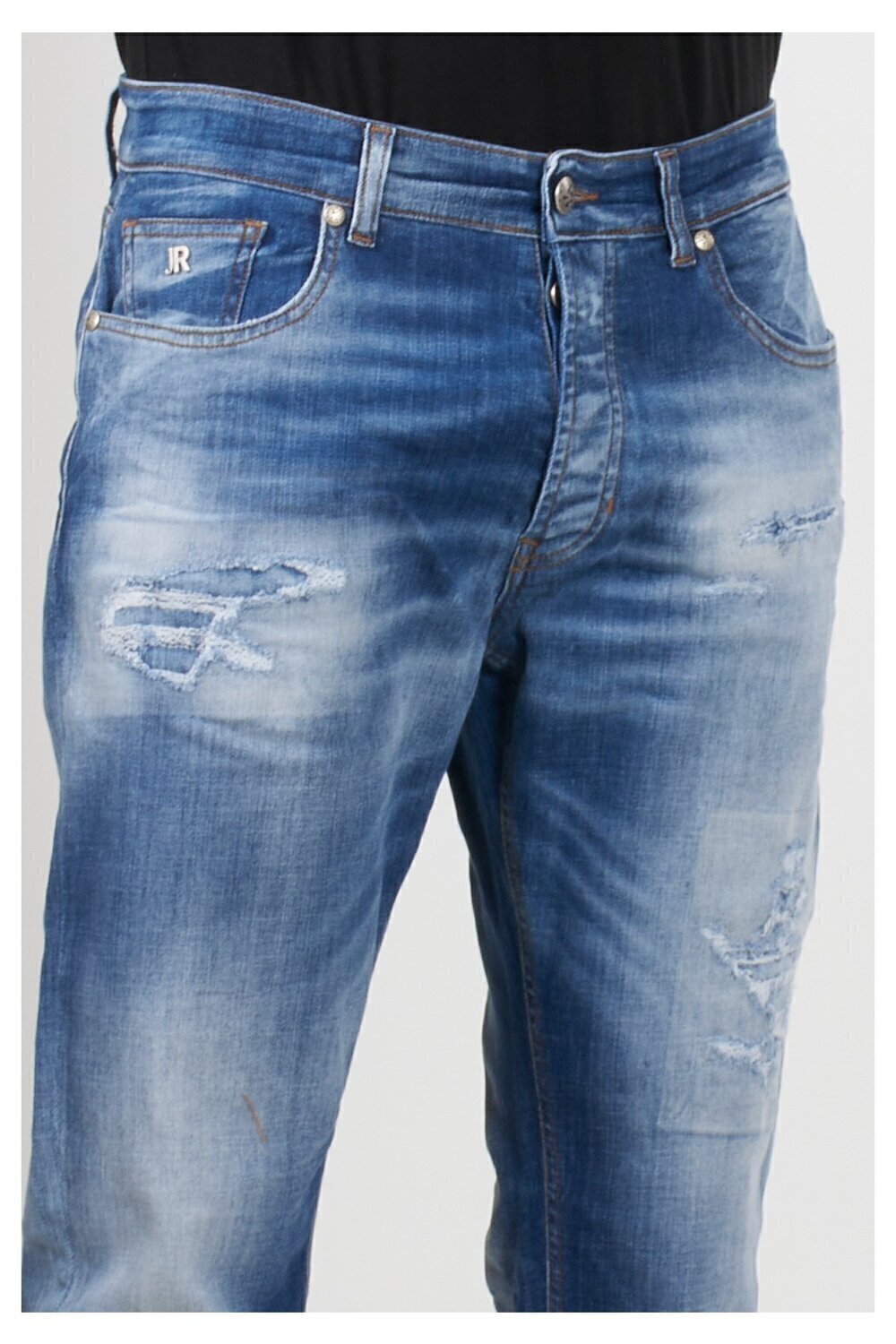 JOHN RICHMOND  Jeans 5 Pockets Strappato Uomo |  JEK PIT