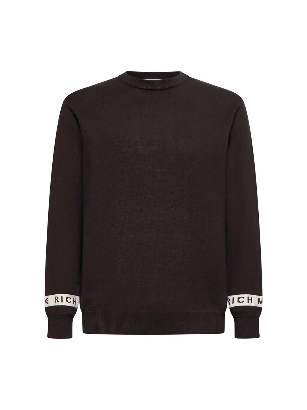 JOHN RICHMOND X  Maglione Girocollo Intarsi Su Manica Uomo |  JEK PIT