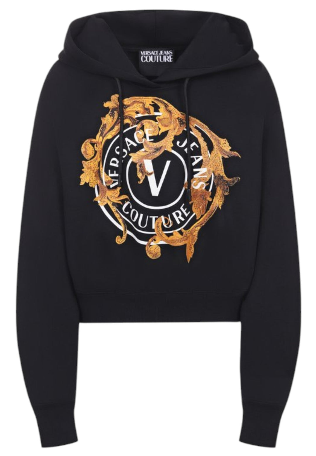 VERSACE JEANS  Felpa Con Cappuccio Baroque Brill Donna |  JEK PIT