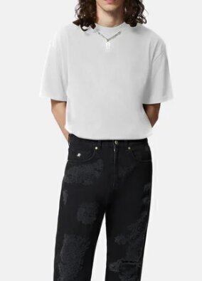 JOHN RICHMOND  t-Shirt Over Catena Col Uomo |  JEK PIT