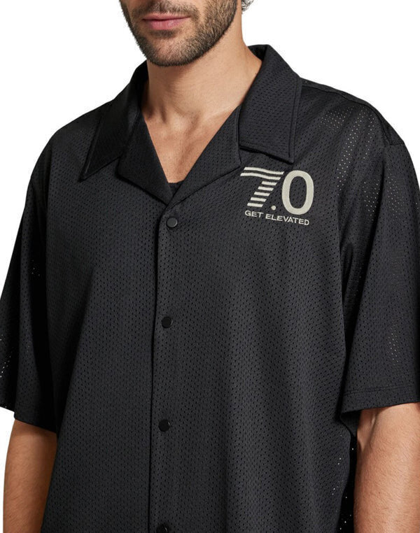 EMPORIO ARMANI EA7  Camicia Manica C. Train 7.0 Traforata Uomo |  JEK PIT