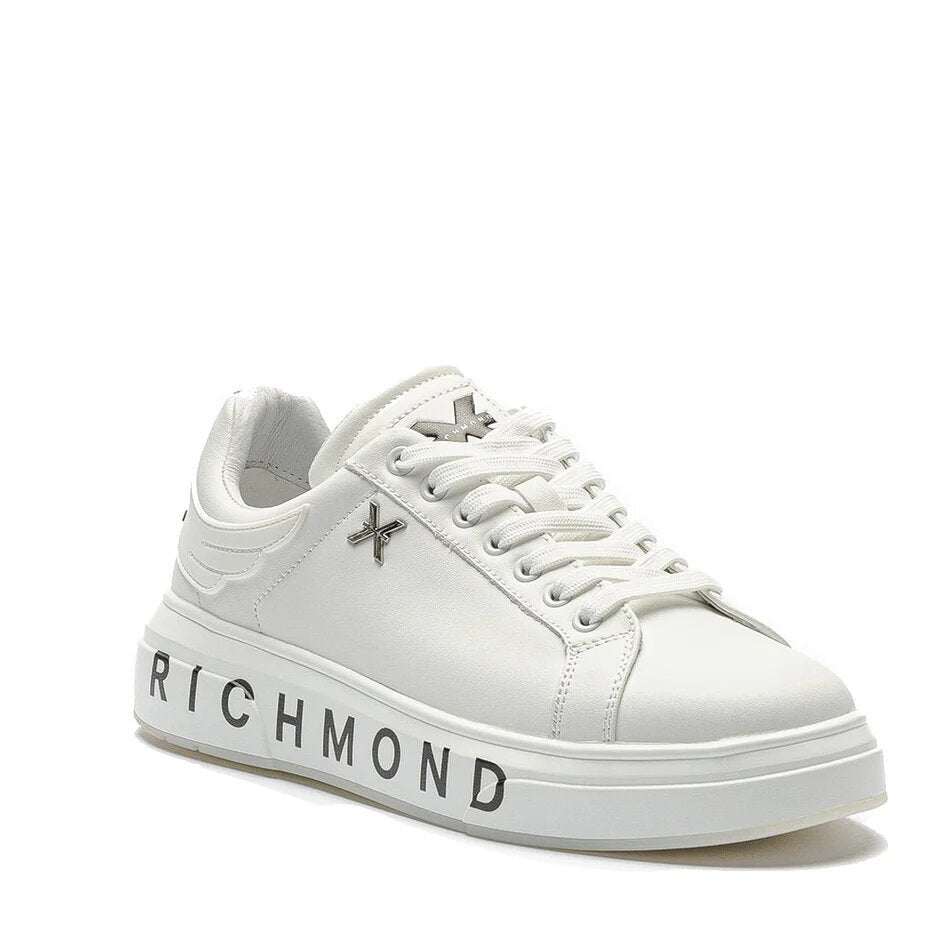 JOHN RICHMOND  Sneakers Con Logo Su Fondo x Silver Uomo |  JEK PIT