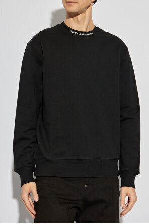 VERSACE JEANS  Felpa a Giro Inst Logo Collar Pc Uomo |  JEK PIT