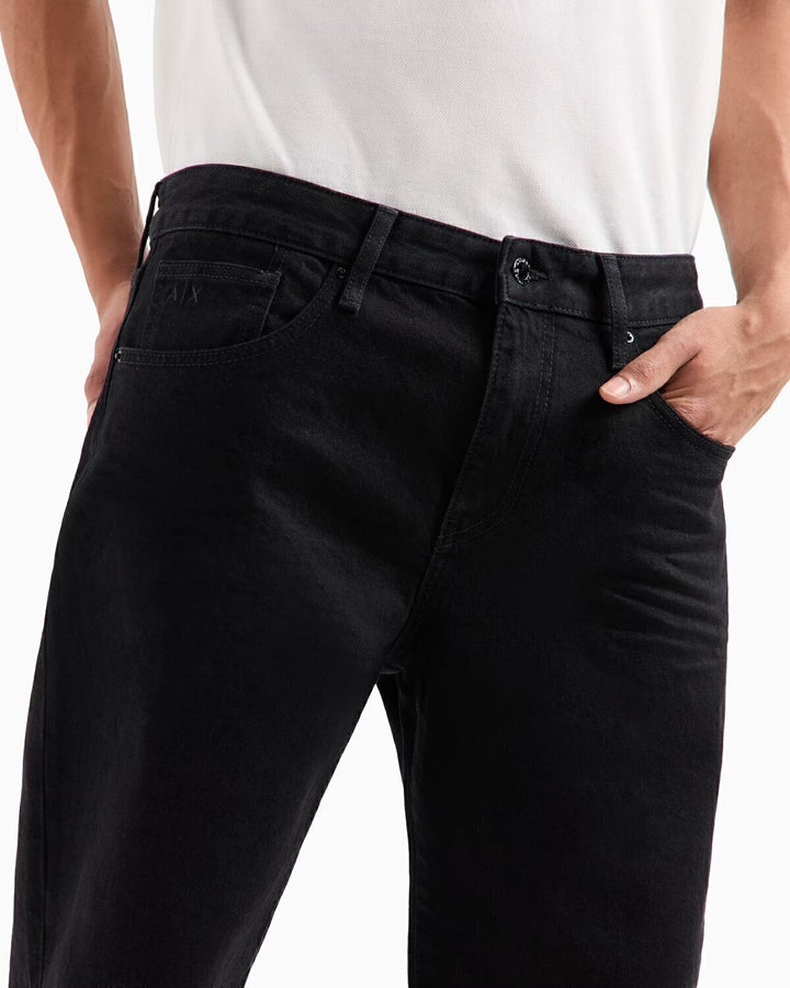 Jeans 5 Pockets Slim Logo Aquila Uomo - JEK PIT