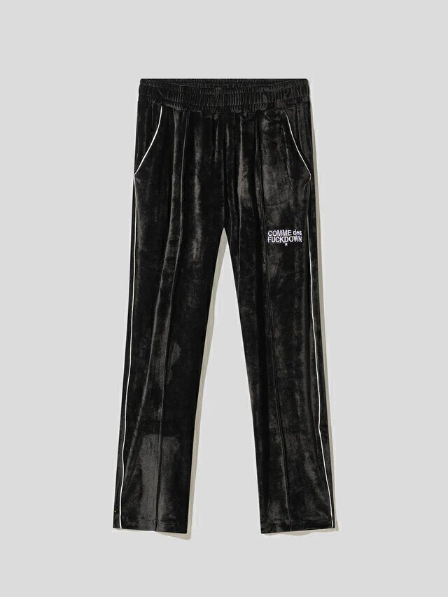 COMME DES FUCKDOWN Pantalone Ciniglia Con Ricamo Uomo - JEK PIT