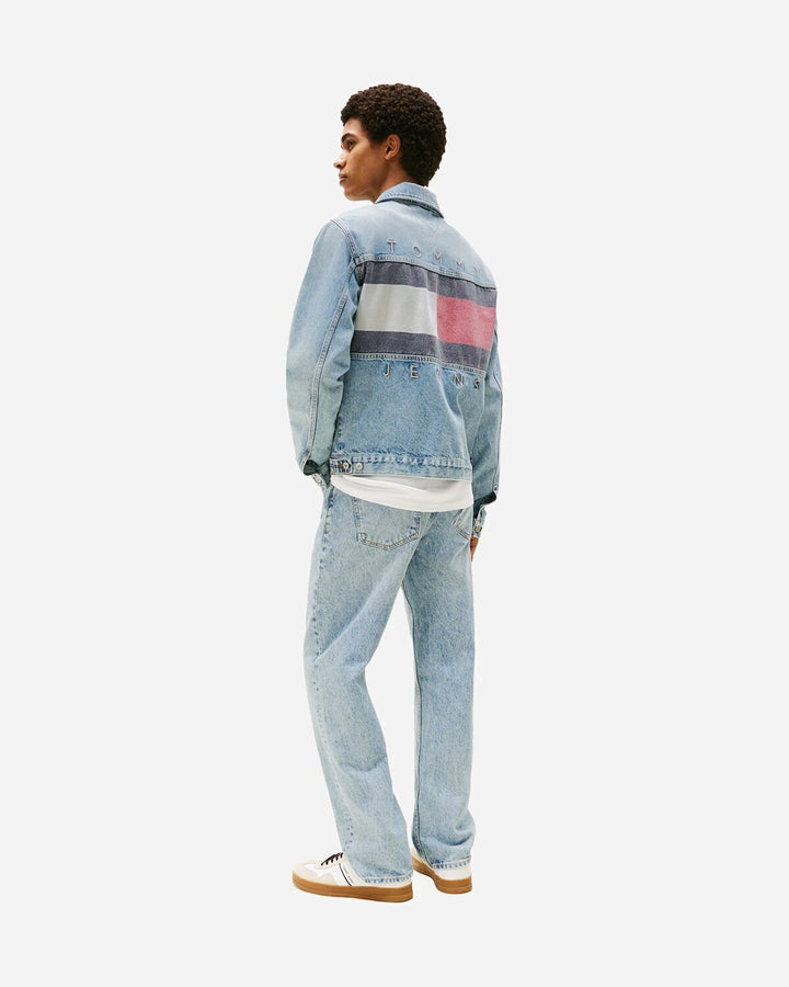 TOMMY HILFIGER  Giubbino In Jeans Rayan Bandiera Retro Uomo |  JEK PIT