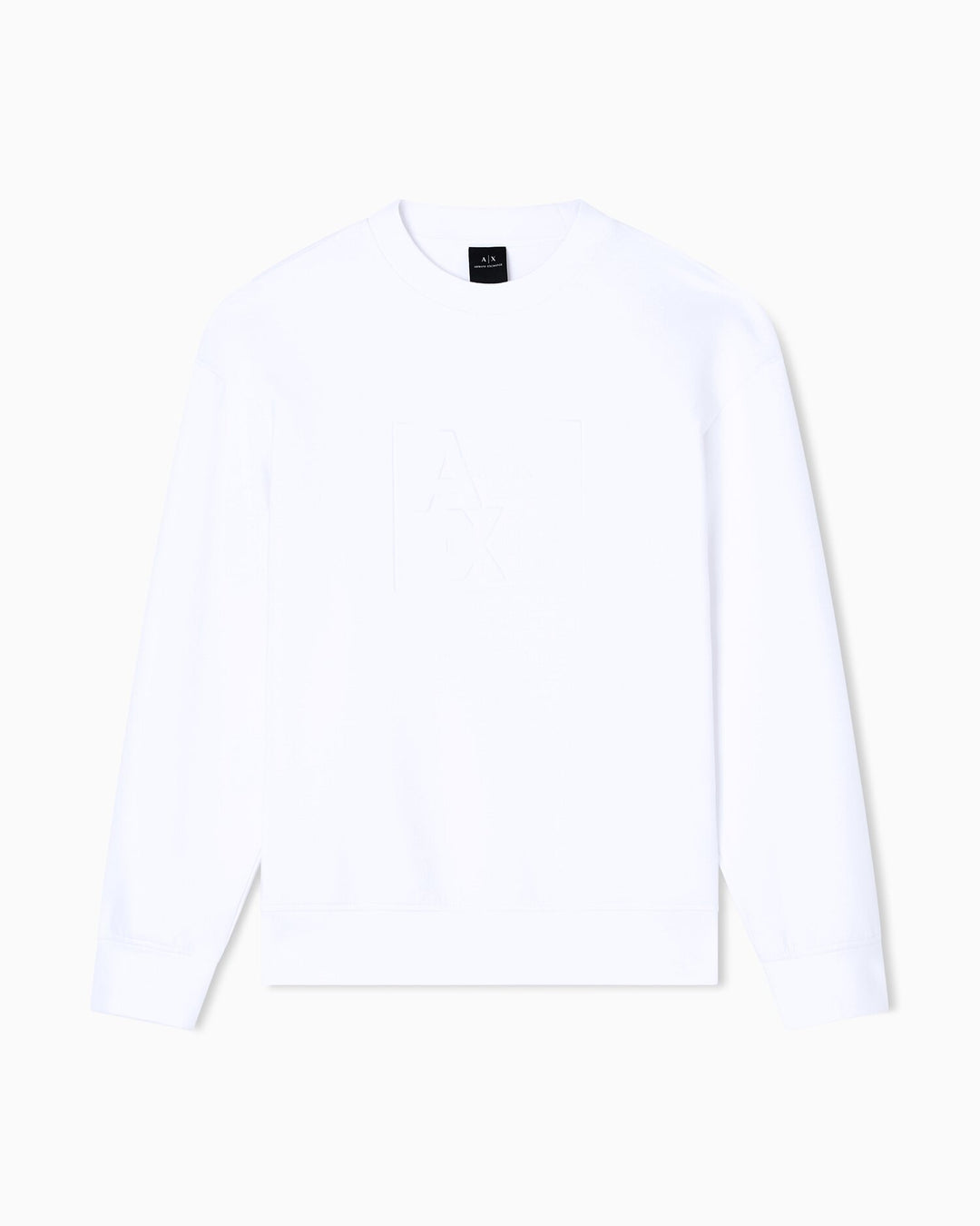 ARMANI EXCHANGE  Felpa Giro Logo Embossed Uomo |  JEK PIT