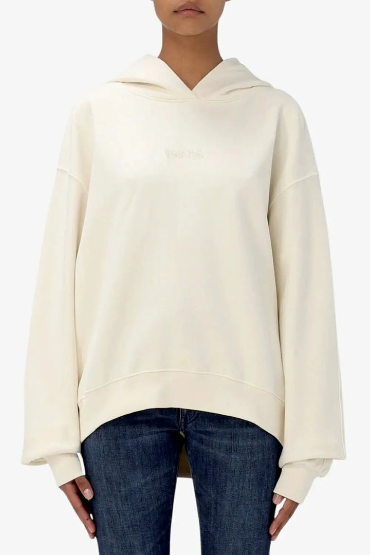 DISCLAIMER  Felpa Cappuccio Stampa Glitter Donna |  JEK PIT