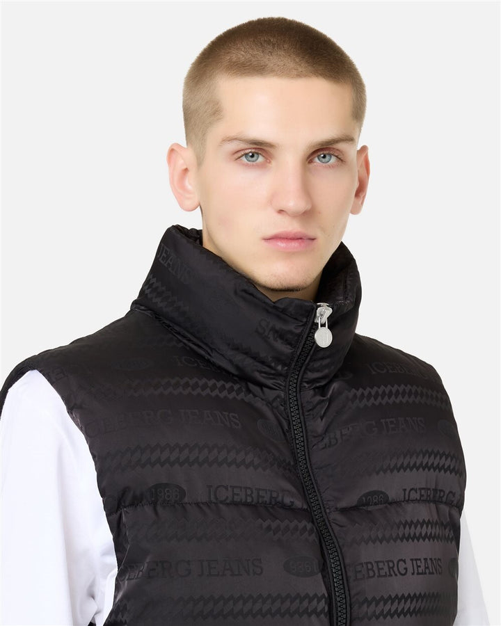 ICEBERG JEANS  Smanicato In Piuma D`oca Allover Uomo |  JEK PIT