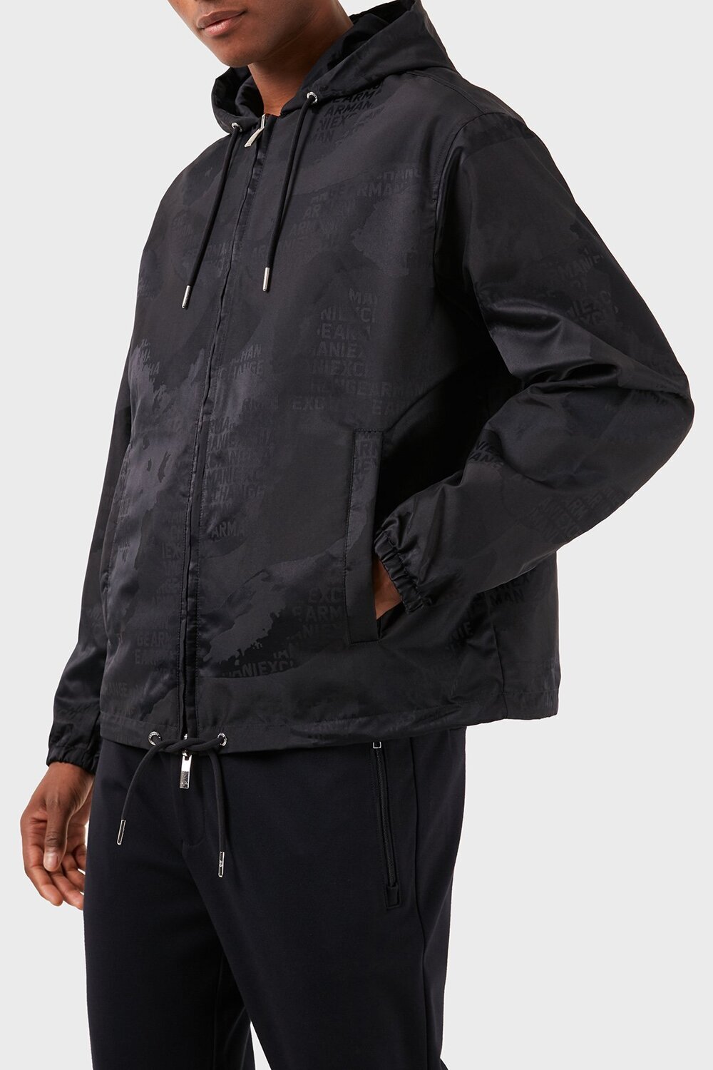 ARMANI EXCHANGE  Giubbino Capp. Logo Allover Uomo |  JEK PIT