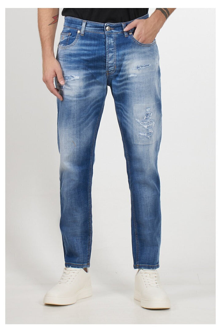 JOHN RICHMOND  Jeans 5 Pockets Strappato Uomo |  JEK PIT
